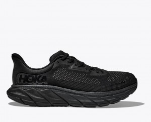 Black HOKA Arahi 7 Men's Running Shoes | 613075GDH