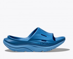 Dark Blue HOKA Ora Recovery 3 Women's Slide | 670352OZF