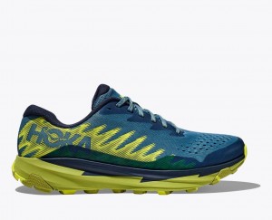 Dark Blue / Green HOKA Torrent 3 Men's Trail Running Shoes | 789014NVH