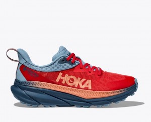 Dark Orange HOKA Challenger 7 GTX Women's Trail Running Shoes | 028517SYD