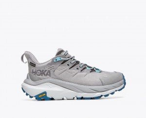 Grey HOKA Kaha 2 Low GTX Women's Hiking Shoes | 619048GPQ