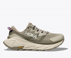 Khaki HOKA Skyline-Float X Women's Hiking Shoes | 524139FTM