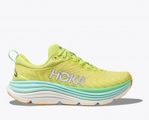 Light Green HOKA Gaviota 5 Women's Running Shoes | 820691SEN