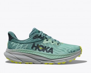 Mint HOKA Challenger 7 Women's Trail Running Shoes | 760418YED