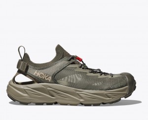 Olive / Khaki HOKA Hopara 2 Men's Sandals | 034981AMX