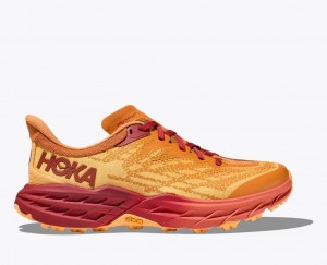 Orange HOKA Speedgoat 5 Women's Trail Running Shoes | 825904WNP