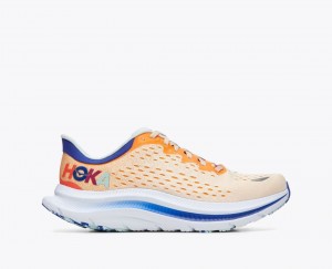 Orange / White HOKA Kawana Men's Sneakers | 983456DFG