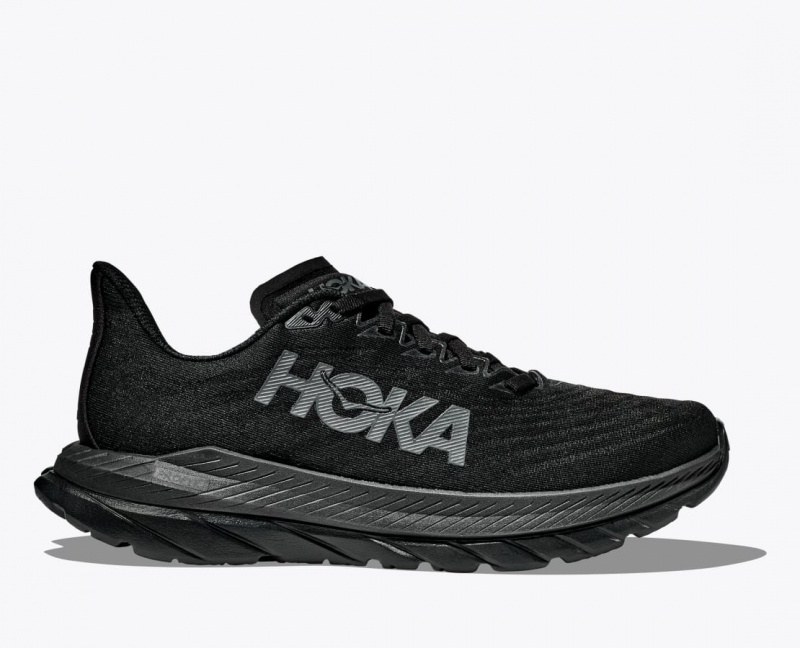 Black HOKA Mach 5 Men\'s Running Shoes | 876092QPO