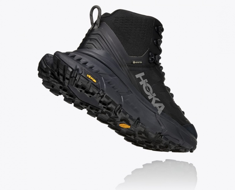 Black HOKA TenNine Hike GTX Men's Hiking Boots | 072349UXW