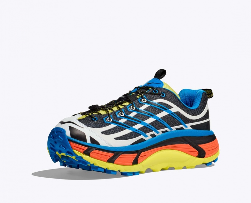 Black / Blue HOKA Mafate Three2 Women's Trail Running Shoes | 901842OST