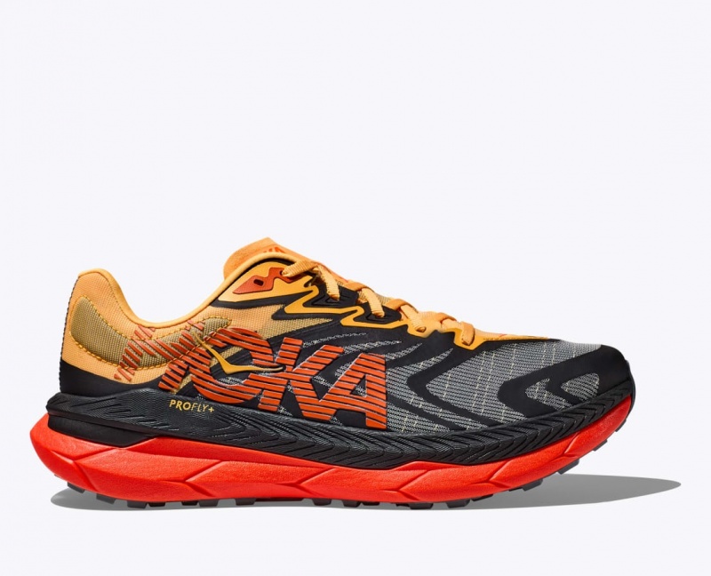 Black / Orange / Red HOKA Tecton X 2 Men\'s Trail Running Shoes | 456310XNB