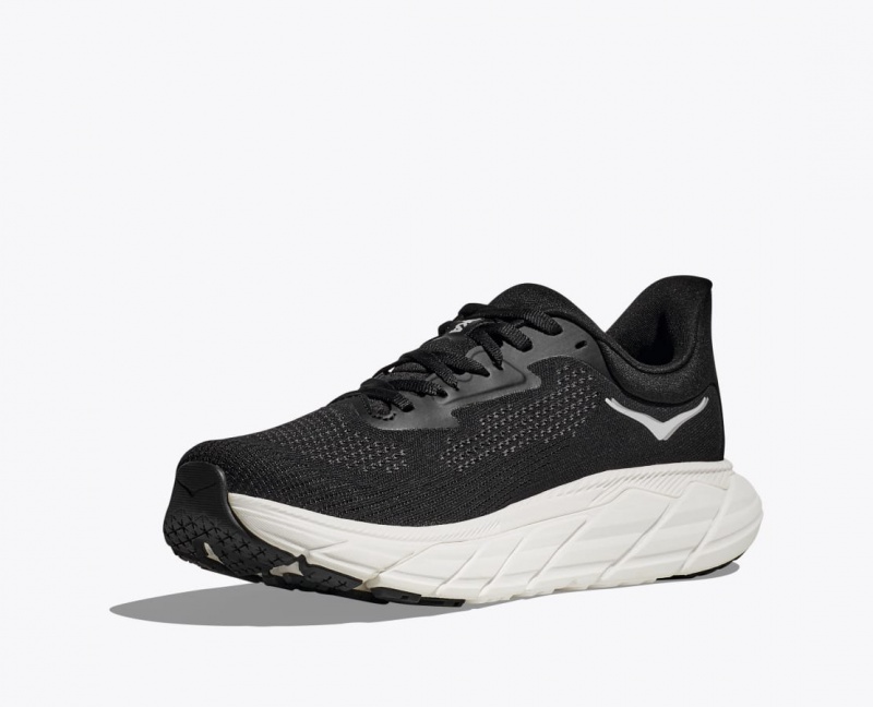 Black / White HOKA Arahi 7 Men's Running Shoes | 495231EDZ