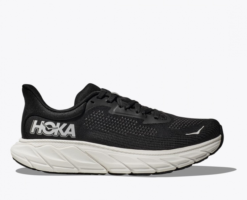 Black / White HOKA Arahi 7 Women\'s Running Shoes | 158697MXP