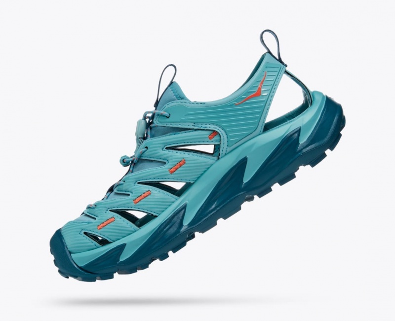 Blue HOKA Hopara Women's Sandals | 302984QEA