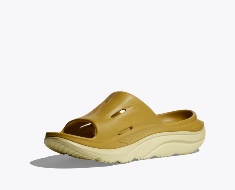 Brown HOKA Ora Recovery 3 Women's Slide | 026817CPE