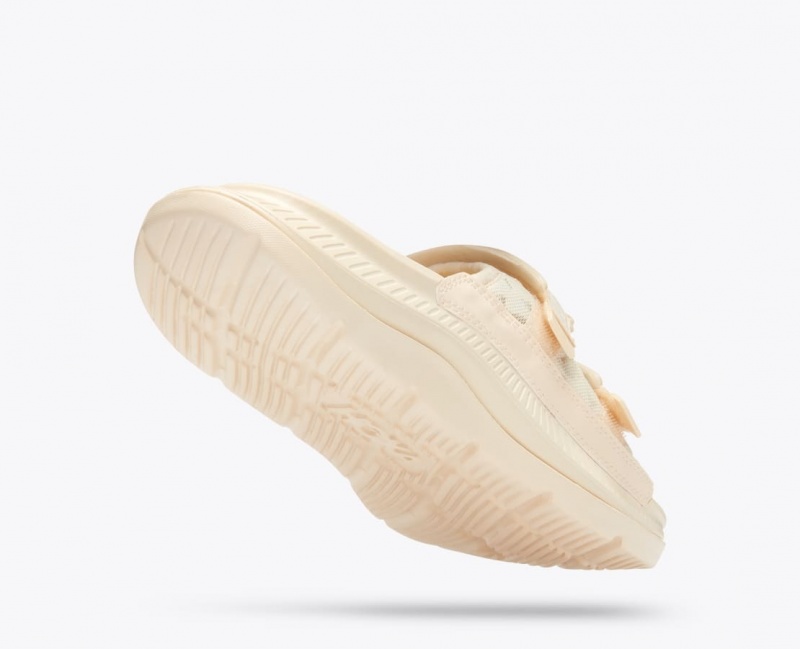 Cream HOKA Ora Luxe Men's Slide | 197243STA