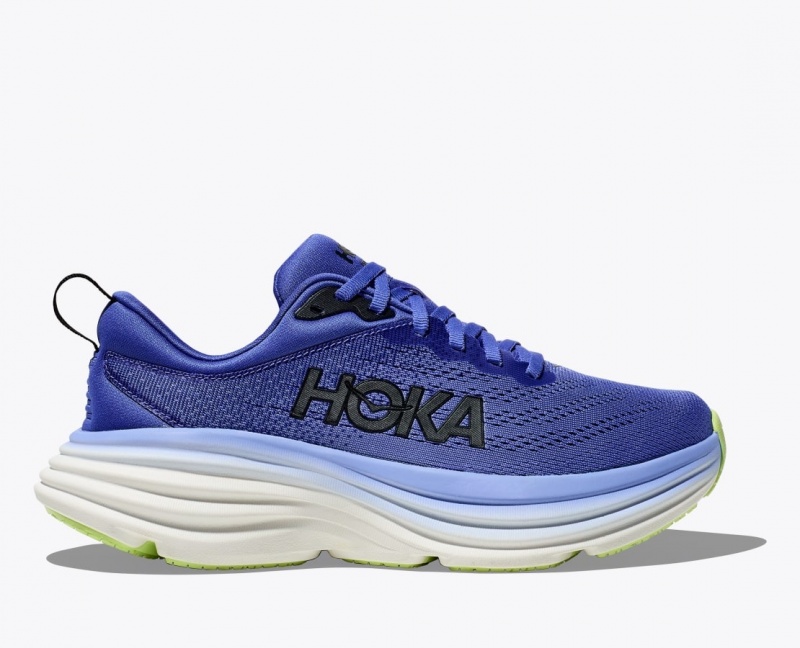 Dark Blue HOKA Bondi 8 Women\'s Running Shoes | 130857PSO