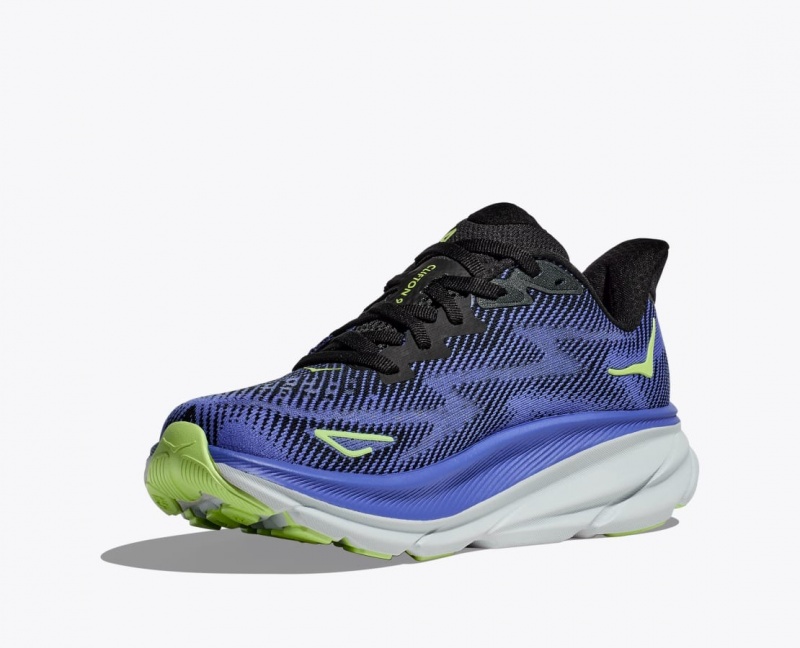 Dark Blue HOKA Clifton 9 Women's Running Shoes | 163540LDH