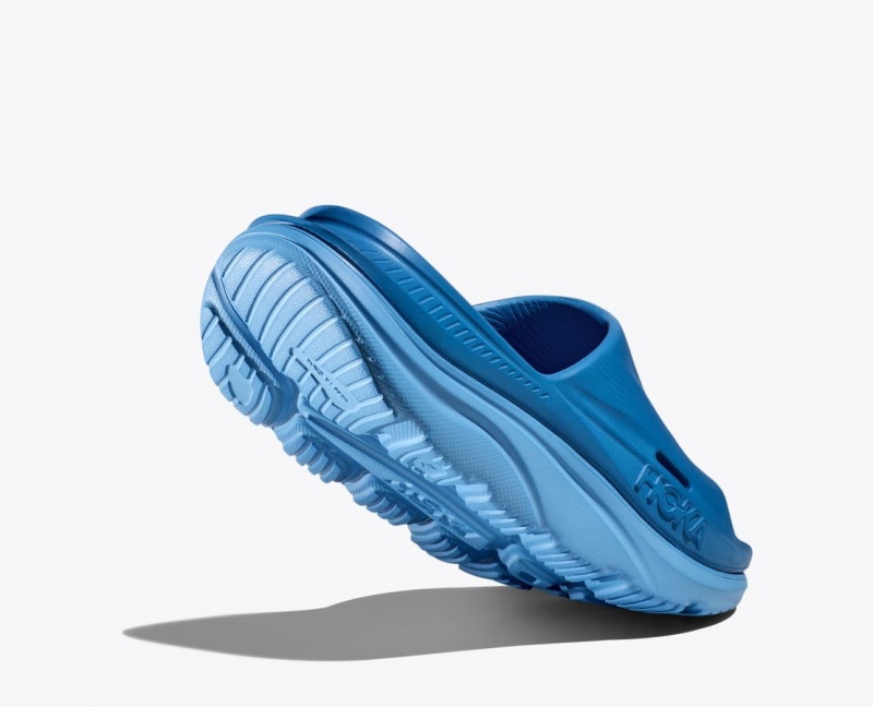 Dark Blue HOKA Ora Recovery 3 Women's Slide | 670352OZF