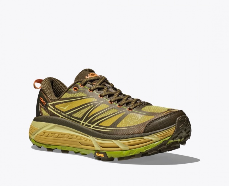 Dark Olive HOKA Mafate Speed 2 Women's Sneakers | 139760HGX