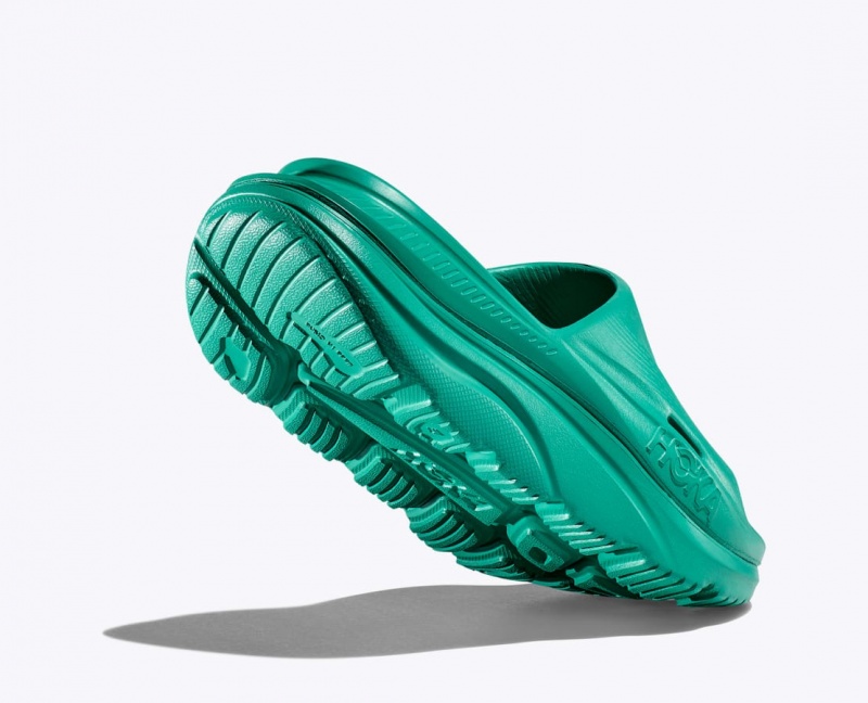 Dark Turquoise HOKA Ora Recovery 3 Women's Slide | 462135ZJF