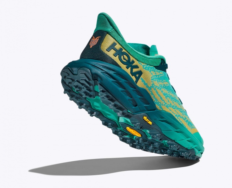 Deep Turquoise HOKA Speedgoat 5 Women's Trail Running Shoes | 852491RSX