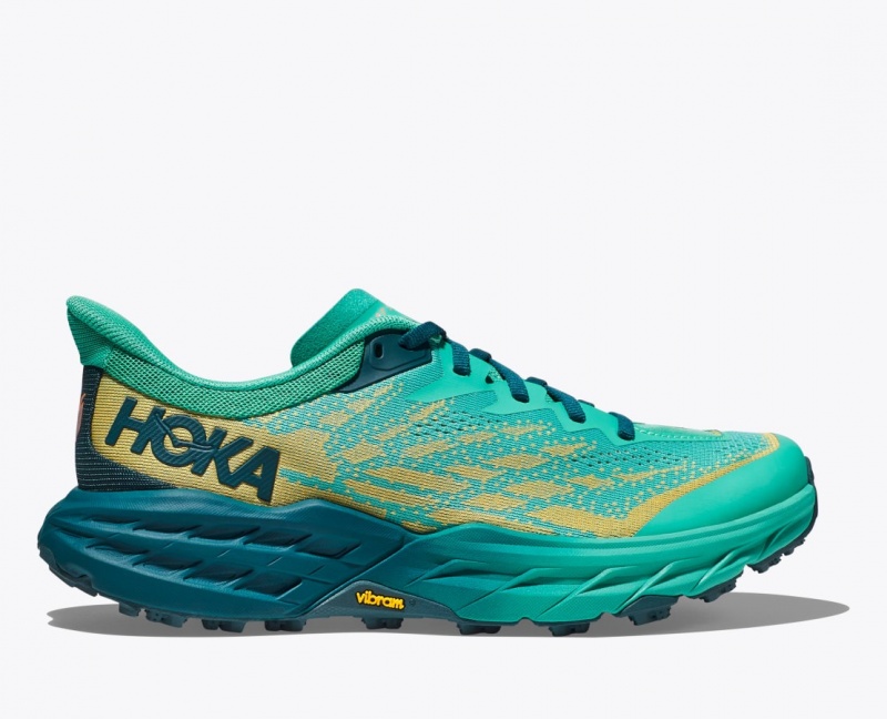 Deep Turquoise HOKA Speedgoat 5 Women\'s Trail Running Shoes | 852491RSX