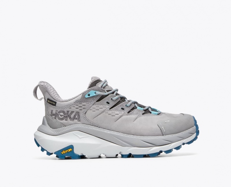 Grey HOKA Kaha 2 Low GTX Women\'s Hiking Shoes | 619048GPQ