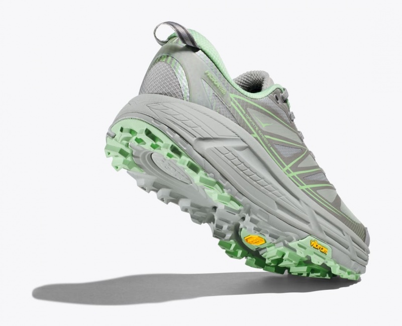 Grey / Green HOKA Mafate Speed 2 Women's Sneakers | 357692TSY