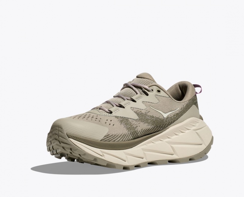 Khaki HOKA Skyline-Float X Women's Hiking Shoes | 524139FTM