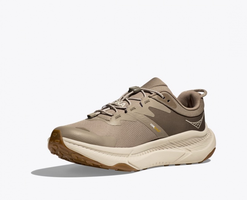 Khaki HOKA Transport Men's Walking Shoes | 539418JER