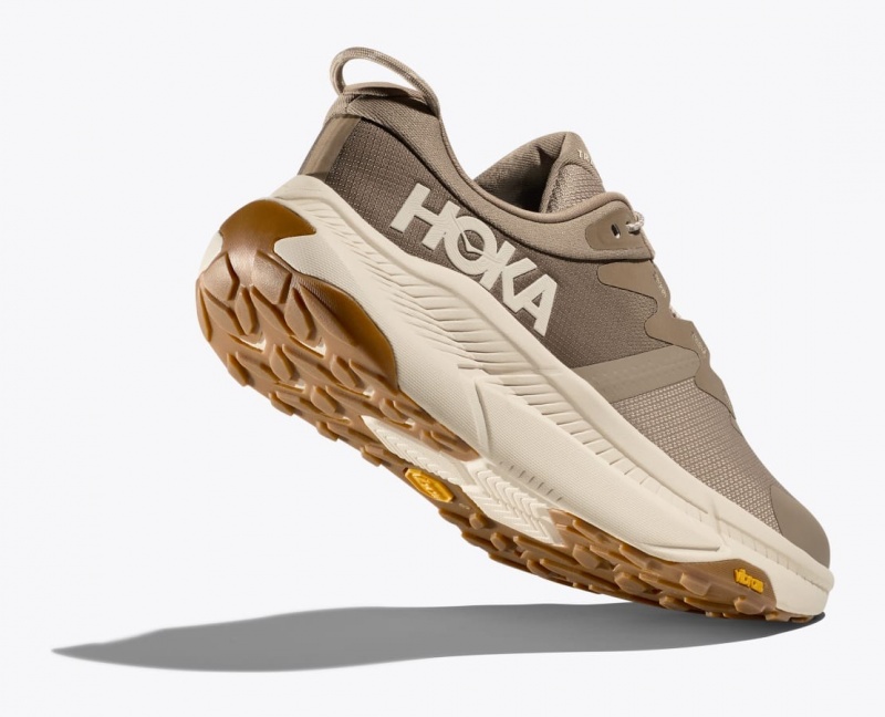 Khaki HOKA Transport Men's Walking Shoes | 539418JER