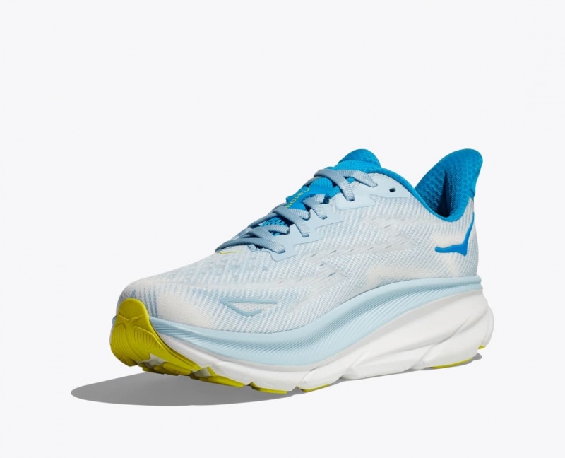 Light Blue HOKA Clifton 9 Men's Running Shoes | 952641VDK