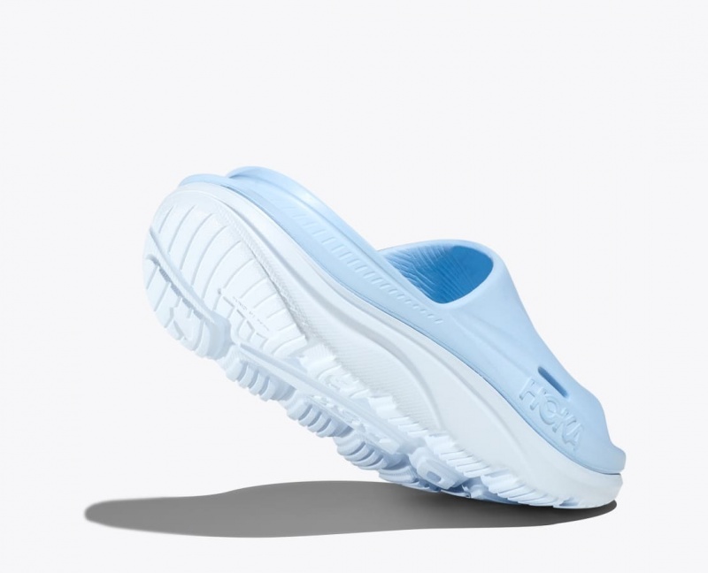 Light Blue HOKA Ora Recovery 3 Women's Slide | 065378HGP