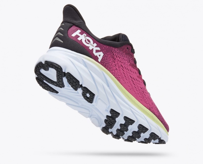 Light Burgundy HOKA Clifton 8 Women's Running Shoes | 391627VTG