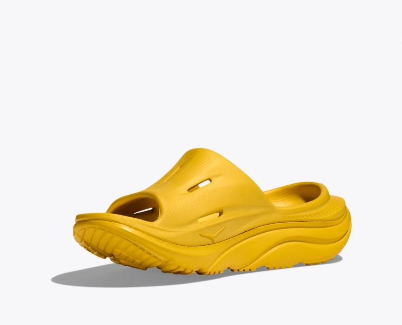 Light Orange HOKA Ora Recovery 3 Women's Slide | 237905CJV