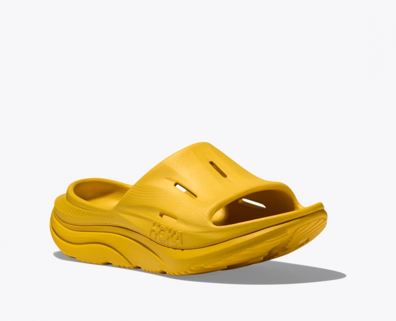 Light Orange HOKA Ora Recovery 3 Women's Slide | 237905CJV