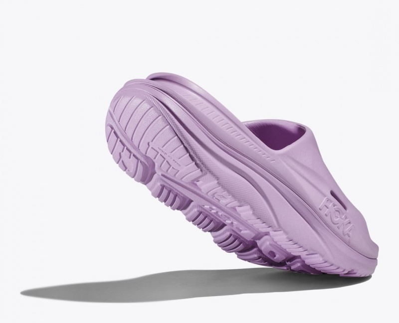 Light Purple HOKA Ora Recovery 3 Women's Slide | 410962JWH