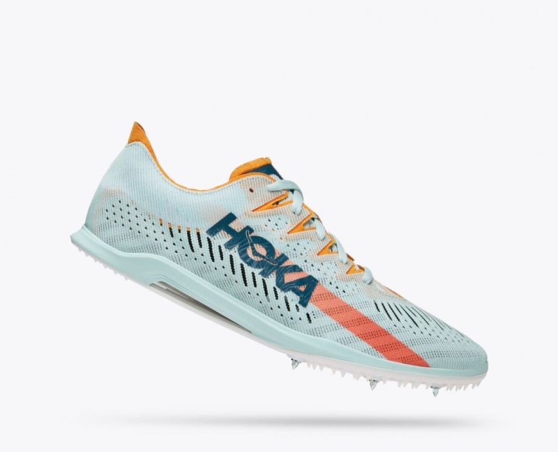 Light Turquoise HOKA Cielo X MD Men's Track Spikes | 402137YFH