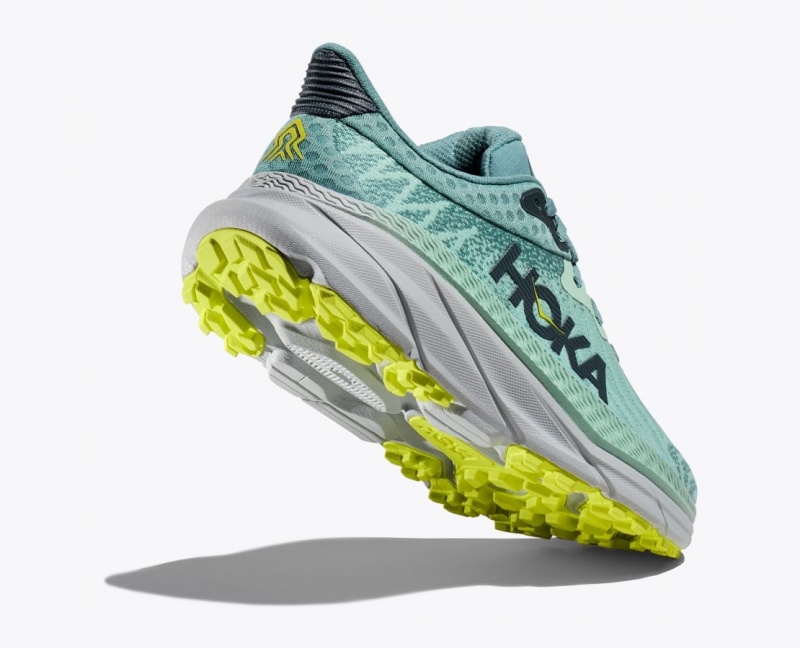 Mint HOKA Challenger 7 Women's Trail Running Shoes | 760418YED