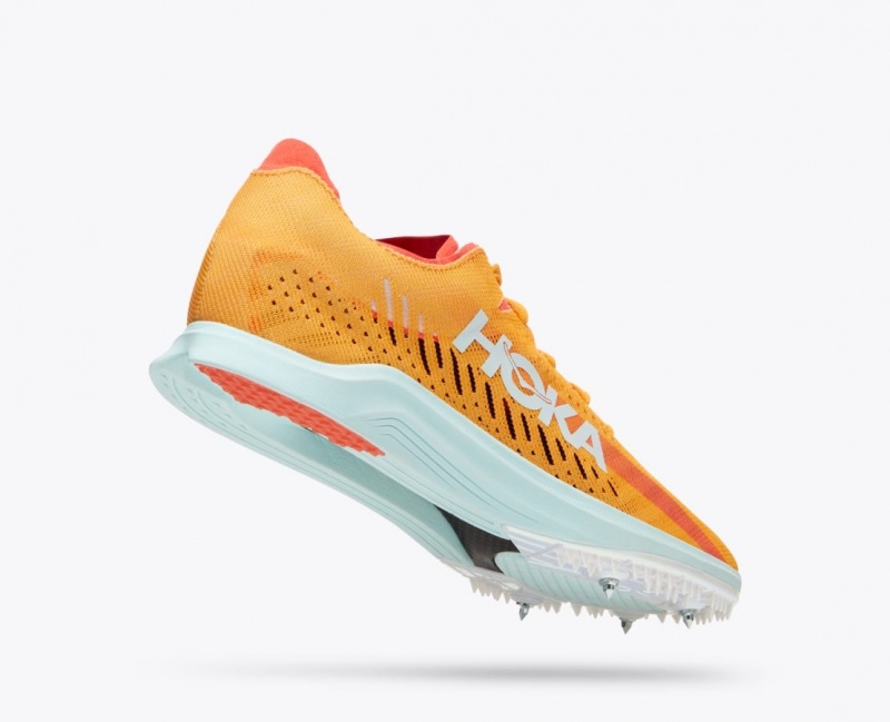 Orange HOKA Cielo X LD Men's Track Spikes | 485390DIR