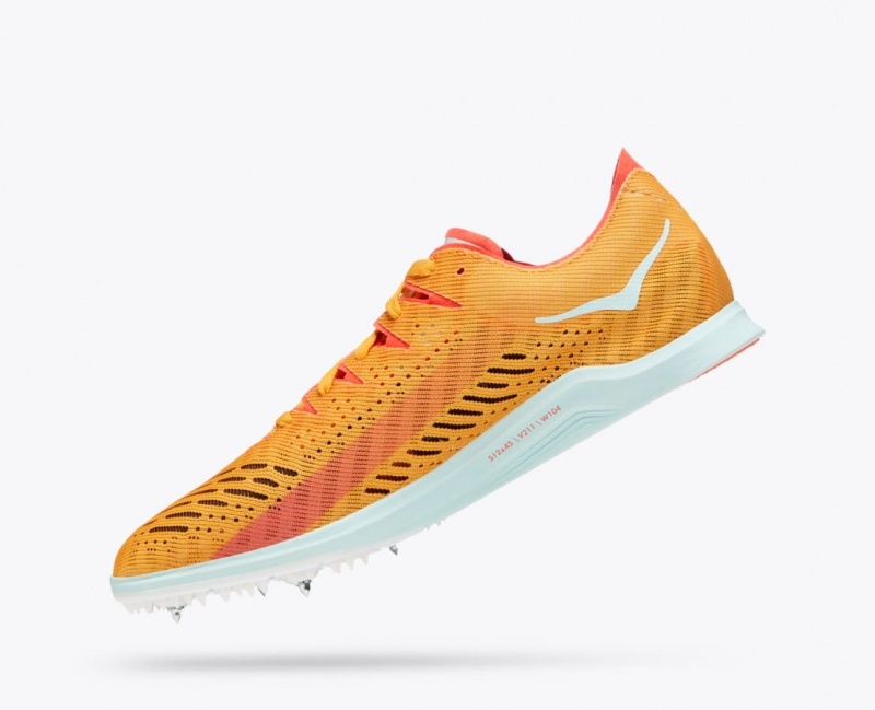 Orange HOKA Cielo X LD Men's Track Spikes | 485390DIR