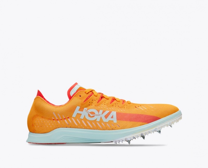 Orange HOKA Cielo X LD Men\'s Track Spikes | 485390DIR