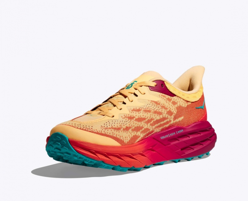 Orange / Red HOKA Speedgoat 5 Women's Trail Running Shoes | 371089MVX