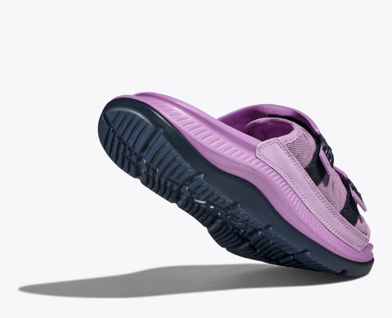 Pink HOKA Ora Luxe Men's Slide | 475021ZID