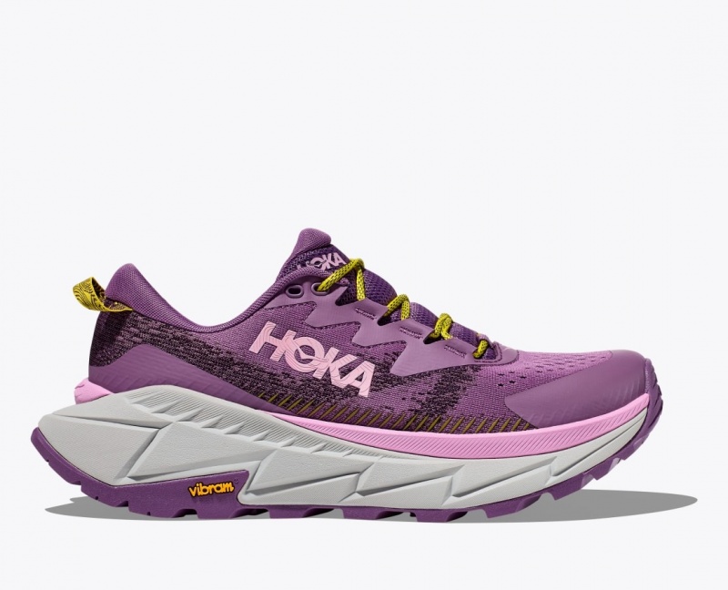 Purple HOKA Skyline-Float X Women\'s Hiking Shoes | 893541LWY