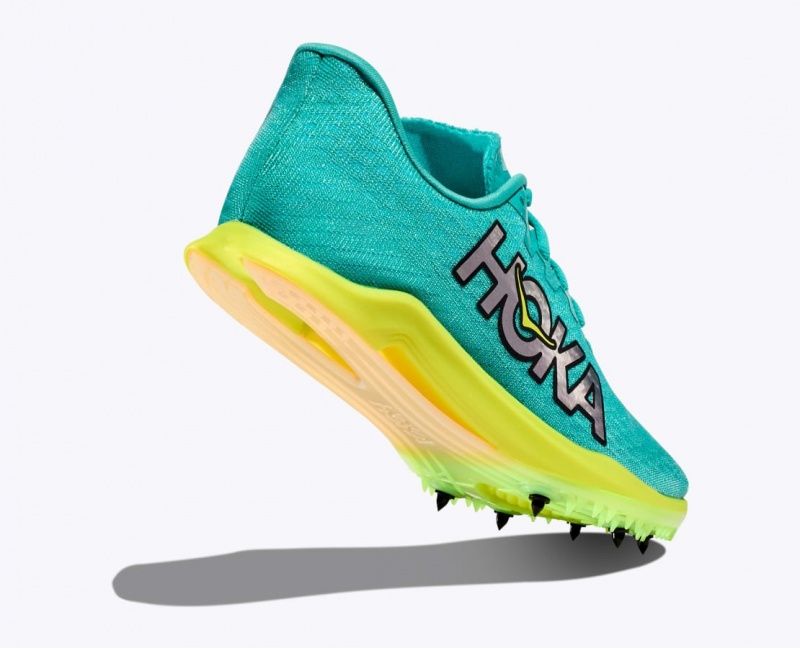 Turquoise HOKA Cielo X 2 MD Women's Track Spikes | 981504AET