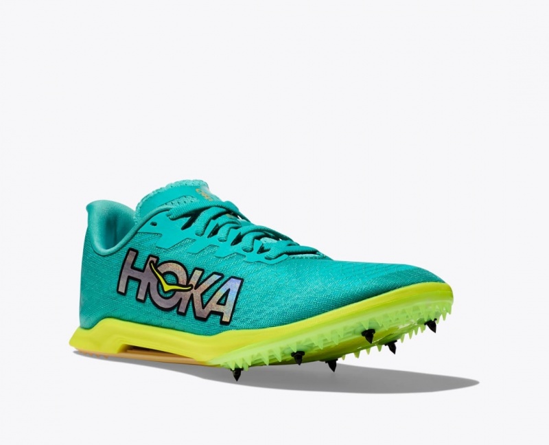 Turquoise HOKA Cielo X 2 MD Women's Track Spikes | 981504AET