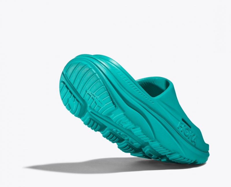 Turquoise HOKA Ora Recovery 3 Women's Slide | 835012UTM