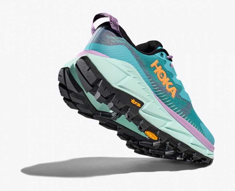 Turquoise HOKA Skyline-Float X Women's Hiking Shoes | 864105JEW